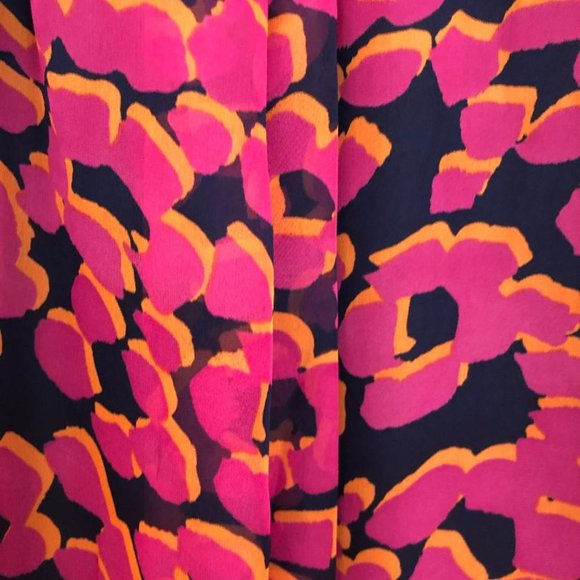 NWT MM Couture chiffon patterned dress - size XS - Picture 3 of 6